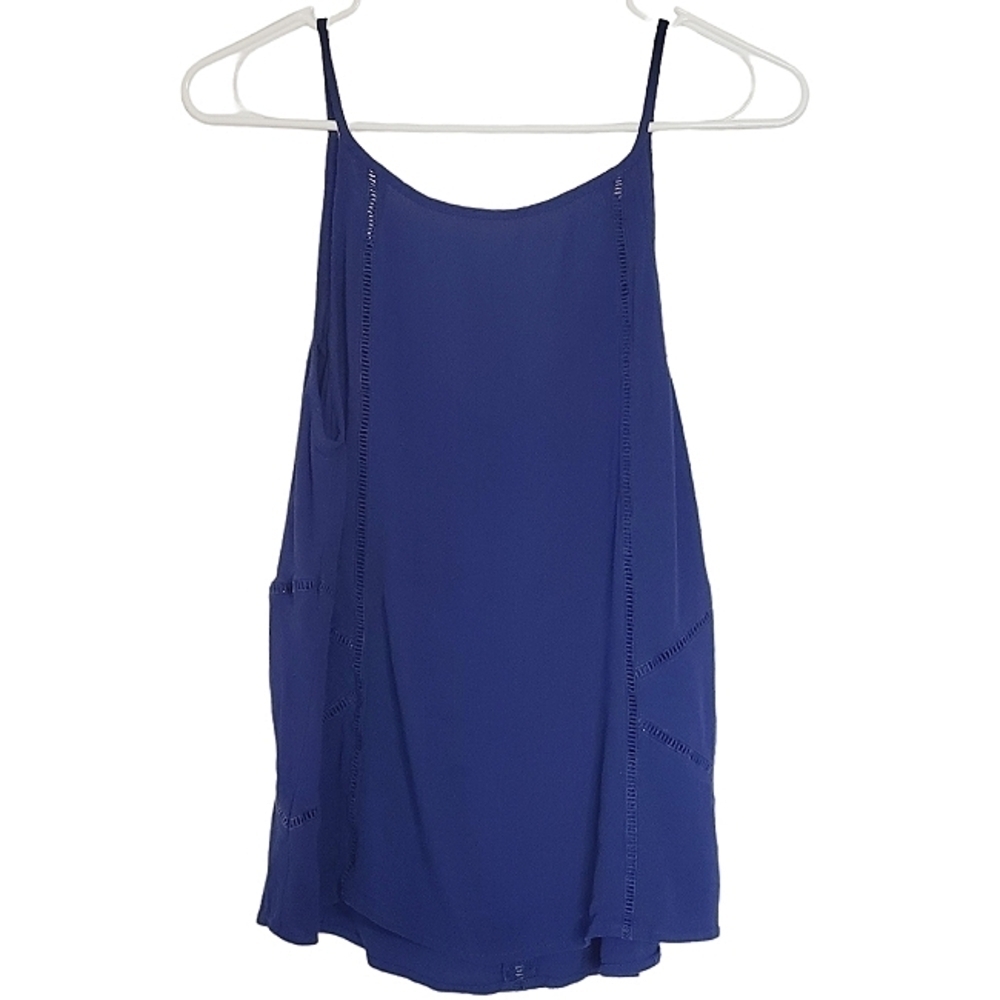1377 * Hurley Spaghetti Strap Tank Blue Size S